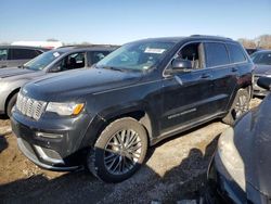 Jeep salvage cars for sale: 2017 Jeep Grand Cherokee Summit