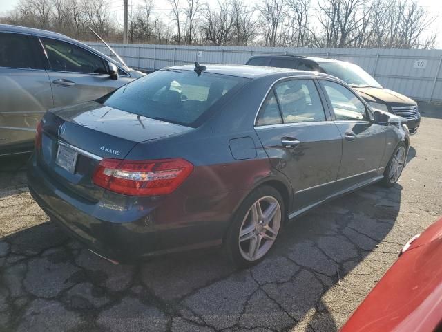 2012 Mercedes-Benz E 550 4matic