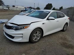 Salvage cars for sale from Copart San Diego, CA: 2018 KIA Optima LX