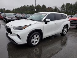 Salvage cars for sale at Exeter, RI auction: 2023 Toyota Highlander L