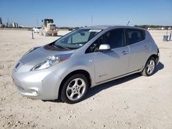 Salvage cars for sale from Copart New Braunfels, TX: 2011 Nissan Leaf SV