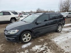 Salvage cars for sale from Copart London, ON: 2019 Volkswagen Golf Sportwagen S