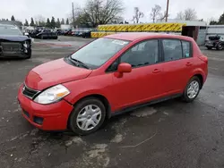 Salvage cars for sale at Woodburn, OR auction: 2010 Nissan Versa S