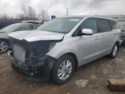 Salvage cars for sale at Chicago Heights, IL auction: 2016 KIA Sedona LX