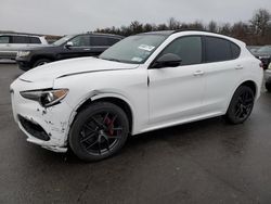 Salvage cars for sale at Brookhaven, NY auction: 2020 Alfa Romeo Stelvio TI