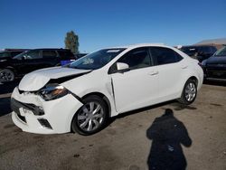 Salvage cars for sale at North Las Vegas, NV auction: 2016 Toyota Corolla L