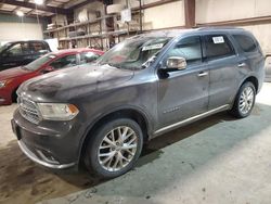 Salvage cars for sale at Eldridge, IA auction: 2015 Dodge Durango Citadel