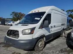 Salvage trucks for sale at Jacksonville, FL auction: 2017 Ford Transit T-350 HD