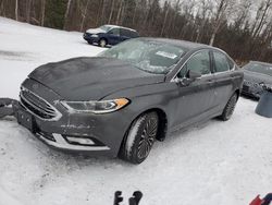 Salvage cars for sale from Copart Cookstown, ON: 2017 Ford Fusion SE