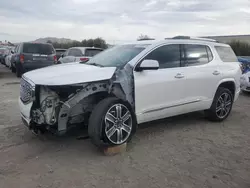 Salvage cars for sale at Las Vegas, NV auction: 2018 GMC Acadia Denali