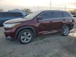 Salvage cars for sale at Columbus, OH auction: 2015 Toyota Highlander Limited