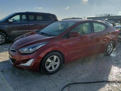 Salvage cars for sale at Wayland, MI auction: 2014 Hyundai Elantra SE