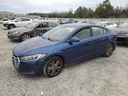 Salvage cars for sale at Memphis, TN auction: 2018 Hyundai Elantra SEL