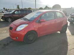 Toyota salvage cars for sale: 2007 Toyota Yaris