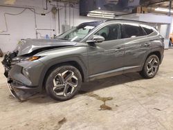 Salvage cars for sale at Wheeling, IL auction: 2022 Hyundai Tucson Limited