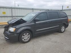 Salvage cars for sale at Dyer, IN auction: 2012 Chrysler Town & Country Touring