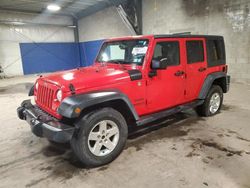 Vehiculos salvage en venta de Copart Chalfont, PA: 2015 Jeep Wrangler Unlimited Sport