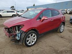 Salvage cars for sale at Woodhaven, MI auction: 2015 Buick Encore Premium