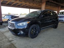 Salvage cars for sale at American Canyon, CA auction: 2014 Infiniti QX60 Hybrid