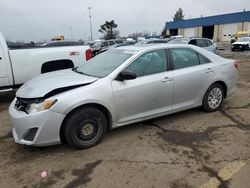 2012 Toyota Camry Base en venta en Woodhaven, MI