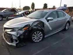 Salvage cars for sale at Wilmington, CA auction: 2018 Toyota Camry L