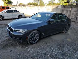 BMW salvage cars for sale: 2021 BMW 530E