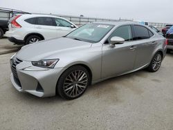 Salvage cars for sale at Fresno, CA auction: 2017 Lexus IS 200T