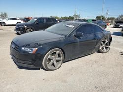 Salvage cars for sale from Copart Homestead, FL: 2014 Audi A5 Premium Plus