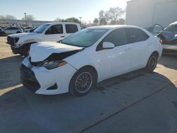 Salvage cars for sale at Sacramento, CA auction: 2018 Toyota Corolla L