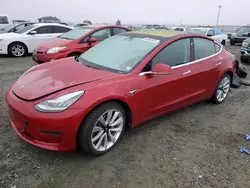 Tesla salvage cars for sale: 2018 Tesla Model 3