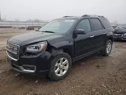 Salvage cars for sale at Kansas City, KS auction: 2015 GMC Acadia SLE