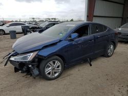 Salvage cars for sale at Houston, TX auction: 2020 Hyundai Elantra SEL