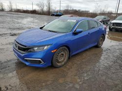 Honda salvage cars for sale: 2019 Honda Civic EX