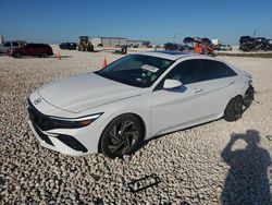 Hyundai salvage cars for sale: 2024 Hyundai Elantra Limited