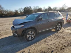 Salvage cars for sale at Madisonville, TN auction: 2013 Toyota Highlander Limited