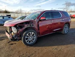 Salvage cars for sale at Columbia Station, OH auction: 2018 Chevrolet Traverse Premier