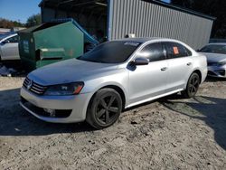 Volkswagen Passat salvage cars for sale: 2013 Volkswagen Passat SE