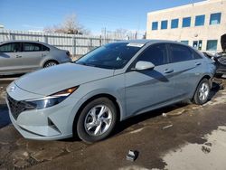 Salvage cars for sale at Littleton, CO auction: 2021 Hyundai Elantra SE