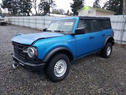 Ford Bronco salvage cars for sale: 2021 Ford Bronco Base