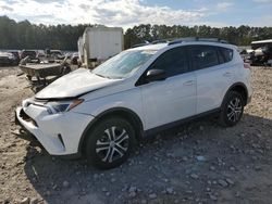 Salvage cars for sale at Florence, MS auction: 2016 Toyota Rav4 LE