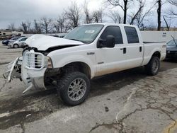 Salvage trucks for sale at Bridgeton, MO auction: 2005 Ford F250 Super Duty