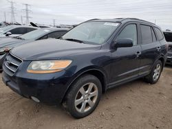 Salvage cars for sale at Elgin, IL auction: 2009 Hyundai Santa FE SE