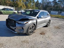 Salvage cars for sale at Greenwell Springs, LA auction: 2021 Infiniti QX50 Luxe