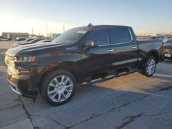 Salvage cars for sale at Grand Prairie, TX auction: 2019 Chevrolet Silverado C1500 High Country