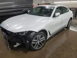 BMW 4 Series Vehiculos salvage en venta: 2024 BMW 430XI Gran Coupe