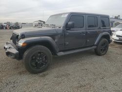 Salvage cars for sale at San Diego, CA auction: 2022 Jeep Wrangler Unlimited Sahara