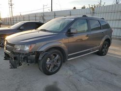 Salvage cars for sale from Copart Sun Valley, CA: 2020 Dodge Journey Crossroad