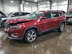 Jeep salvage cars for sale: 2019 Jeep Cherokee Limited