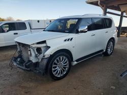 Salvage cars for sale at Tanner, AL auction: 2017 Infiniti QX80 Base