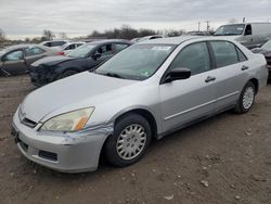 2007 Honda Accord Value en venta en Hillsborough, NJ